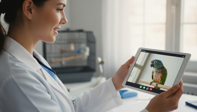 Weterynarz dla ptaków online: jak skorzystać z konsultacji zdalnej