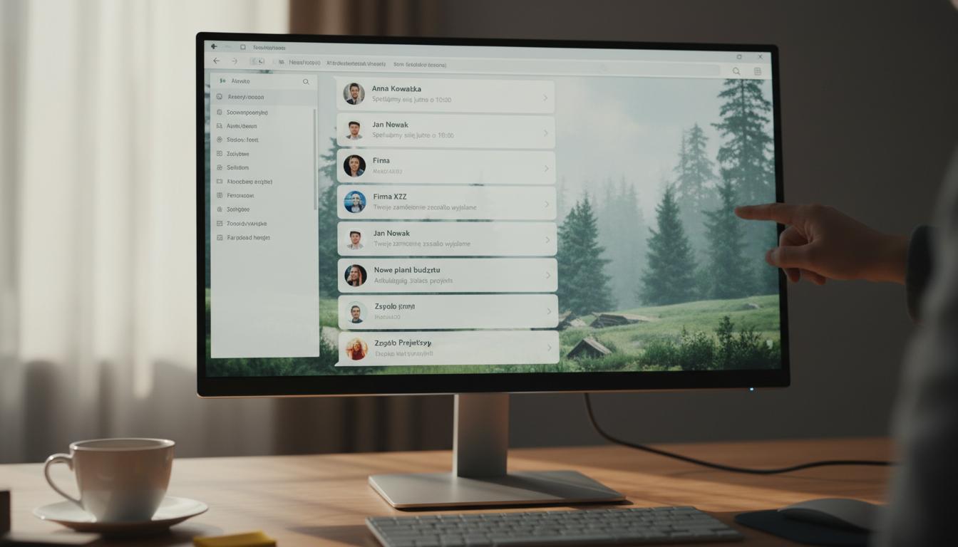Wiadomości dostępne na komputerze: praktyczny przewodnik dla użytkowników