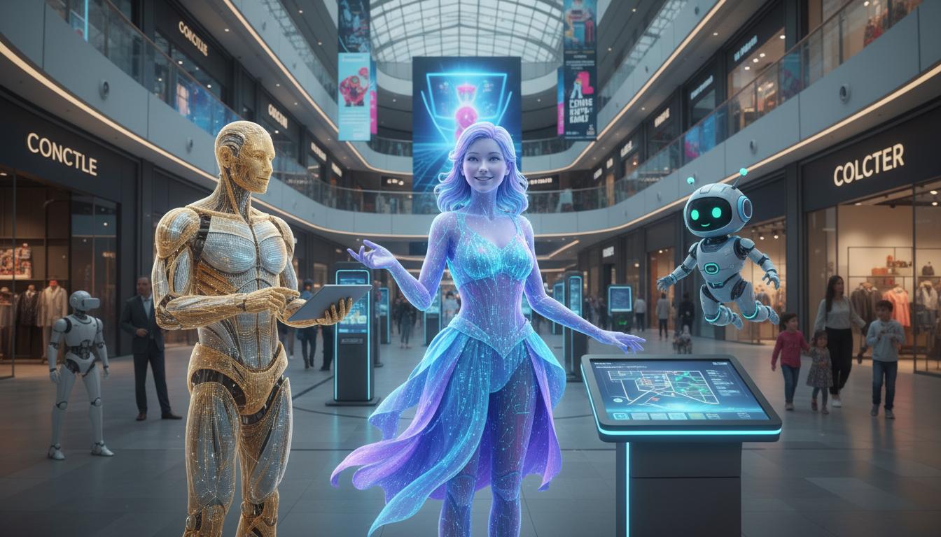 Wirtualne postacie do obsługi centrów handlowych: jak działają i dlaczego warto