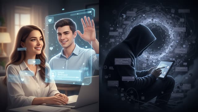 Wirtualny chłopak vs anonimowy czat: porównanie doświadczeń emocjonalnych