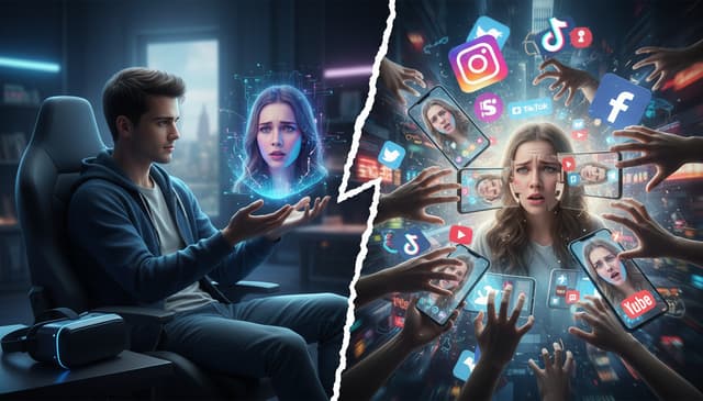 Wirtualny chłopak a media społecznościowe: jak wpływają na relacje?