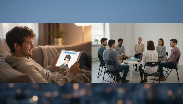 Wirtualny chłopak vs terapia grupowa: porównanie skuteczności i doświadczeń