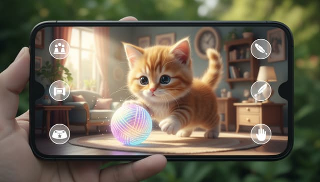 Wirtualny kotek aplikacja mobilna: jak działa i co oferuje?