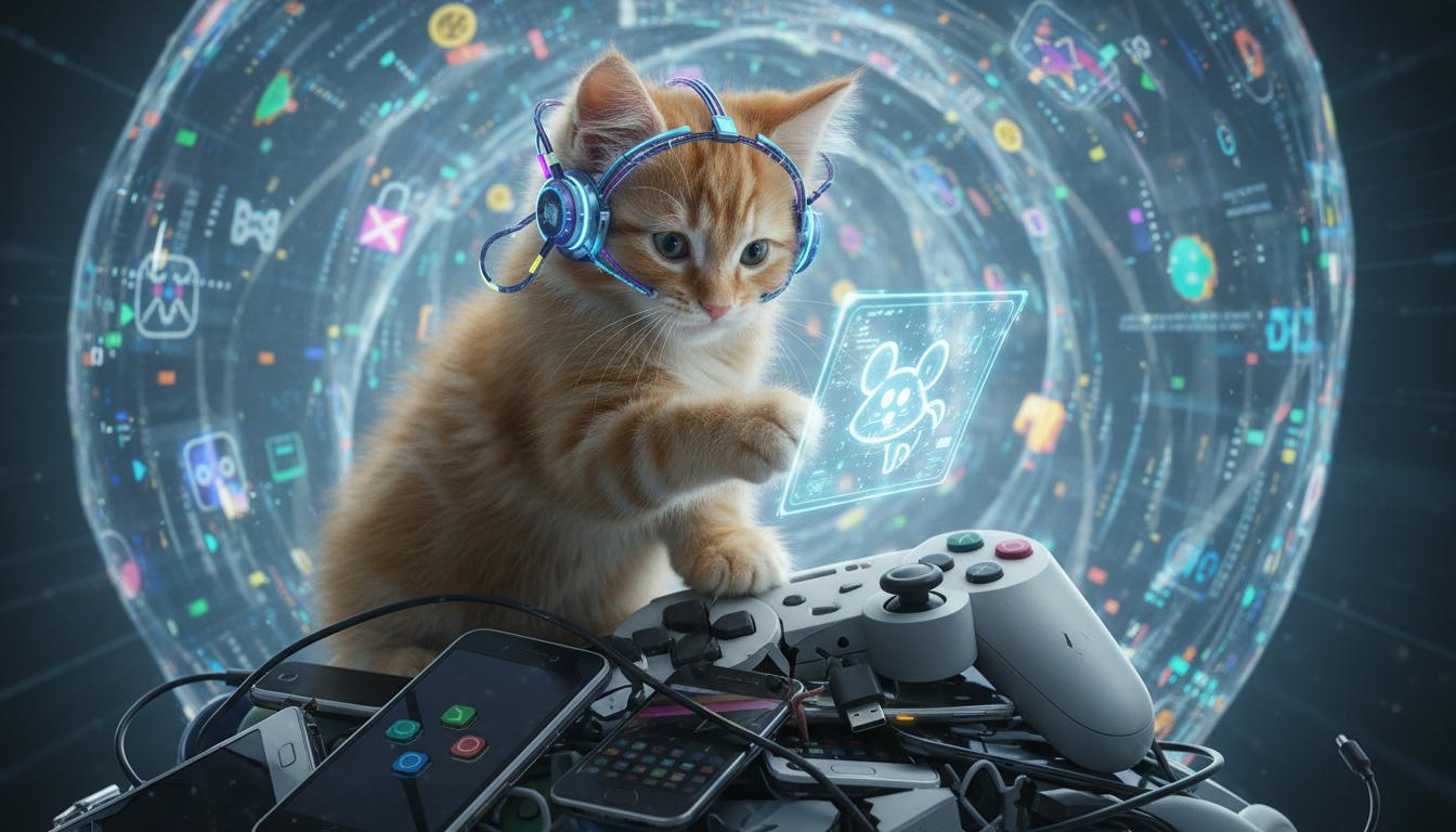 Dlaczego wirtualny kotek jest lepszy niż tradycyjne gry mobilne