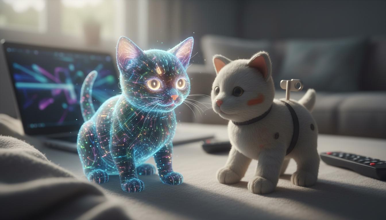 Dlaczego wirtualny kotek jest lepszy niż zabawka mechaniczna?