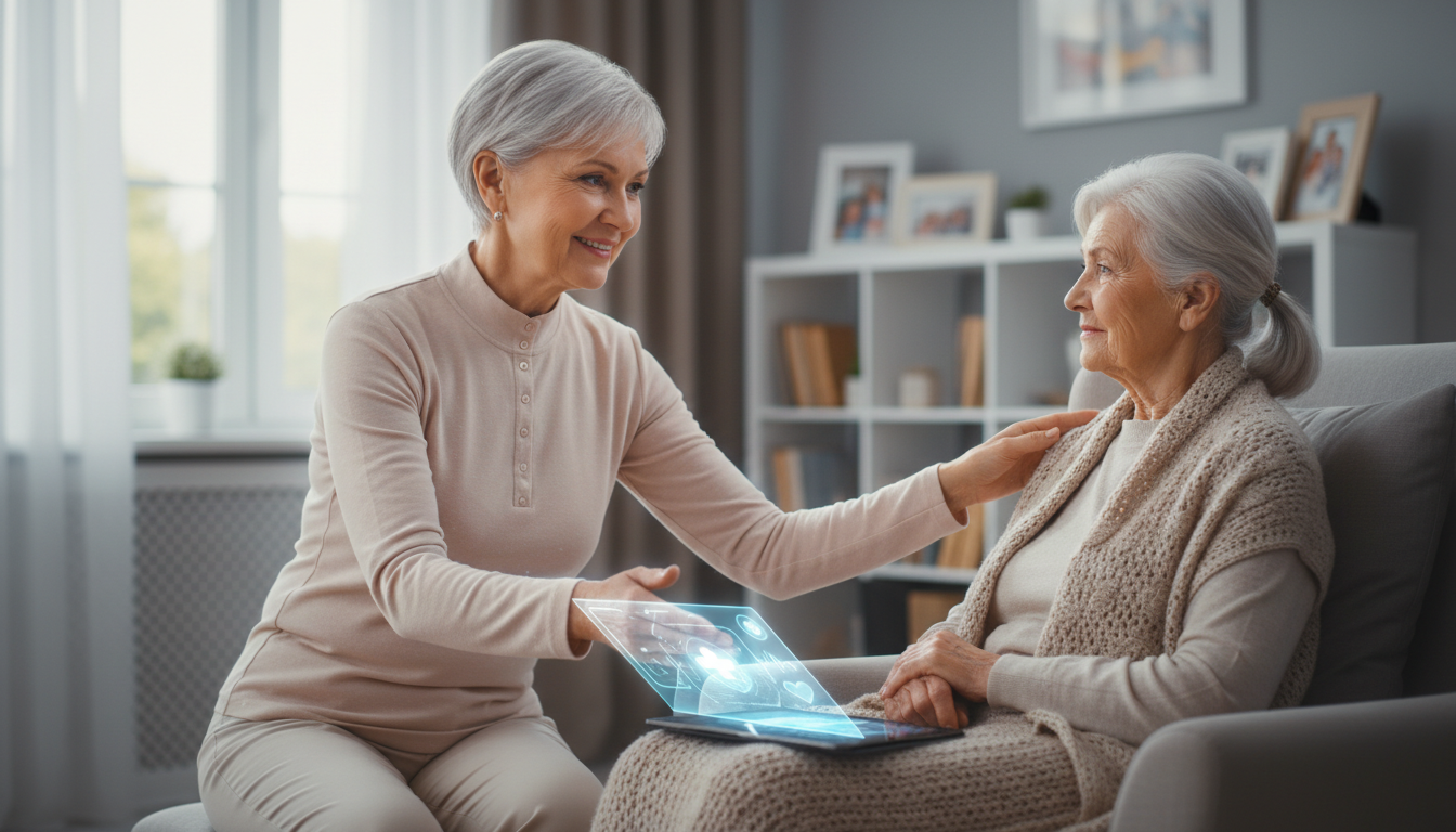 Wirtualny opiekun osób starszych: jak technologia wspiera seniorów