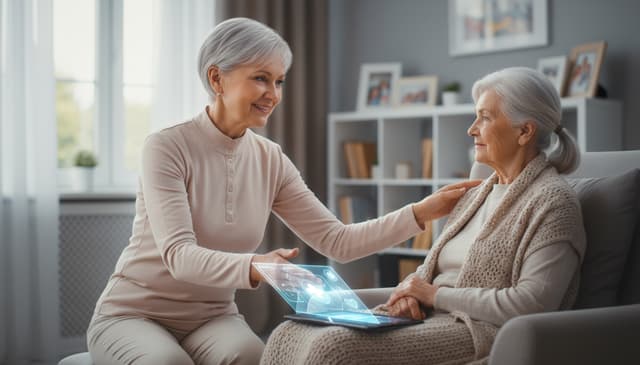 Wirtualny opiekun osób starszych: jak technologia wspiera seniorów