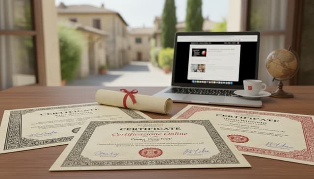 Włoski certyfikaty online: przewodnik po zdobywaniu kwalifikacji