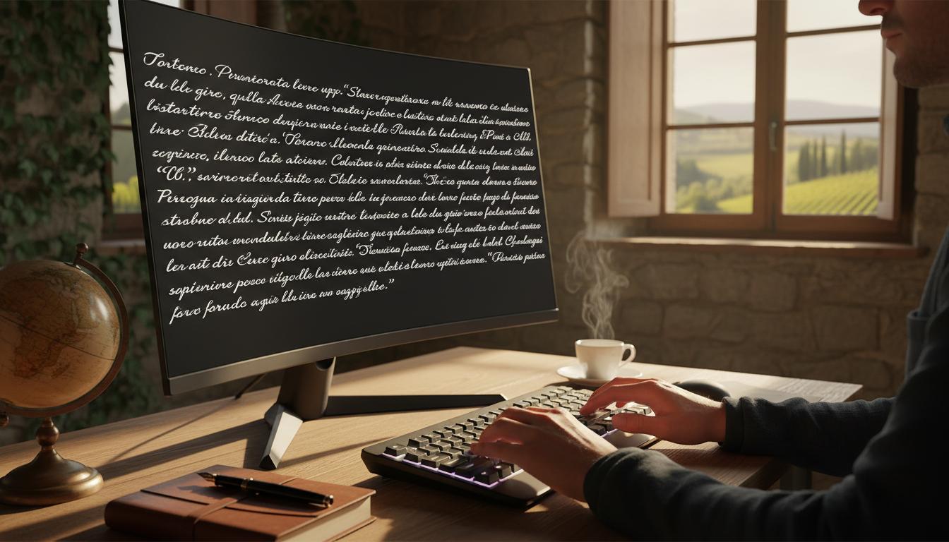 Włoski pisanie online: praktyczny przewodnik dla uczących się języka