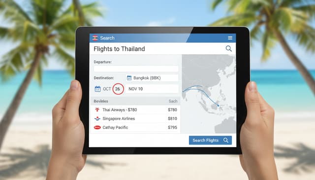 Wyszukiwarka lotów do Tajlandii: praktyczny przewodnik na loty.ai