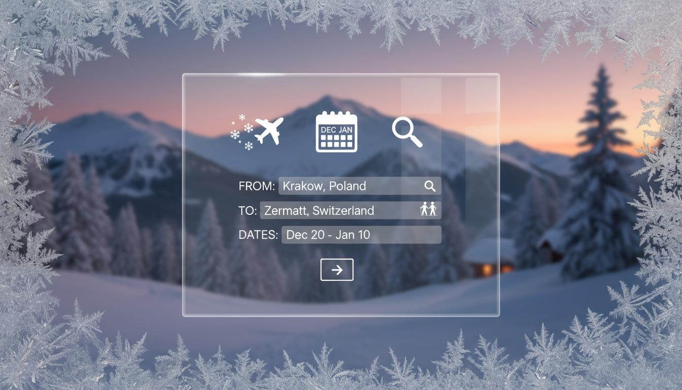 Wyszukiwarka lotów na ferie zimowe: praktyczny przewodnik na loty.ai