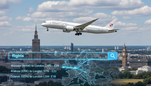Wyszukiwarka tanich lotów do Londynu z Polski: praktyczny przewodnik