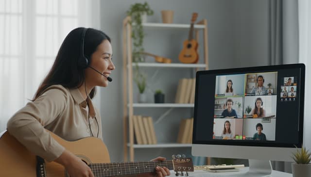 Zajęcia muzyka online: jak skutecznie uczyć się gry zdalnie