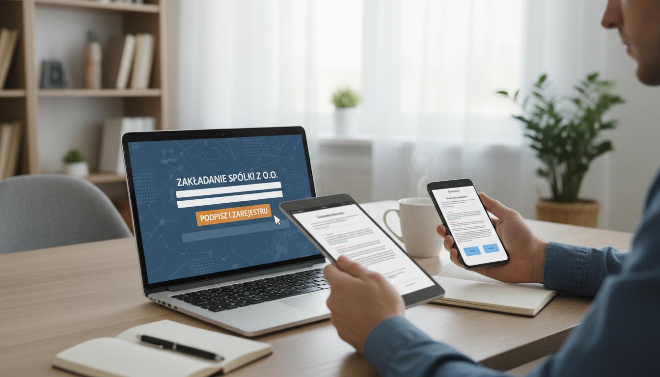 Zakładanie spółki z o.o. przez internet: praktyczny przewodnik