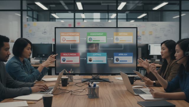Zarządzanie workflow w redakcji: praktyczny przewodnik dla zespołów