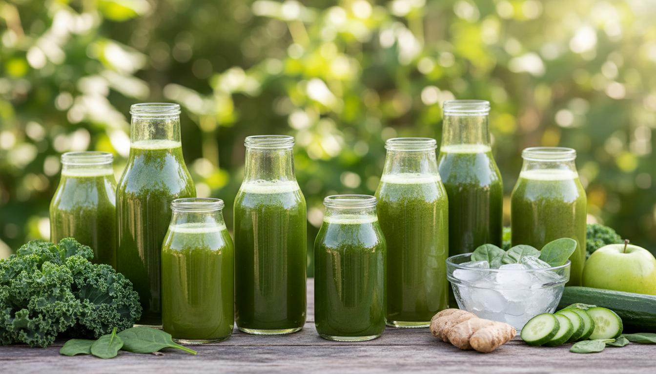 Zielone soki: jak wpływają na nasze zdrowie i samopoczucie
