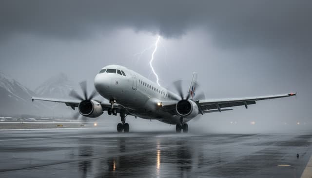 Złe warunki pogodowe a lot: co warto wiedzieć przed podróżą