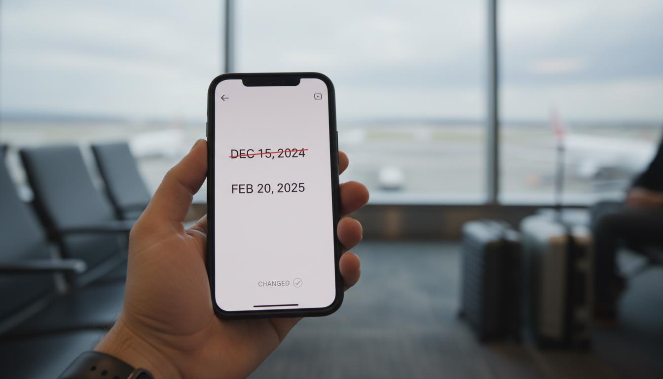 Zmiana daty lotu: praktyczny przewodnik dla podróżnych