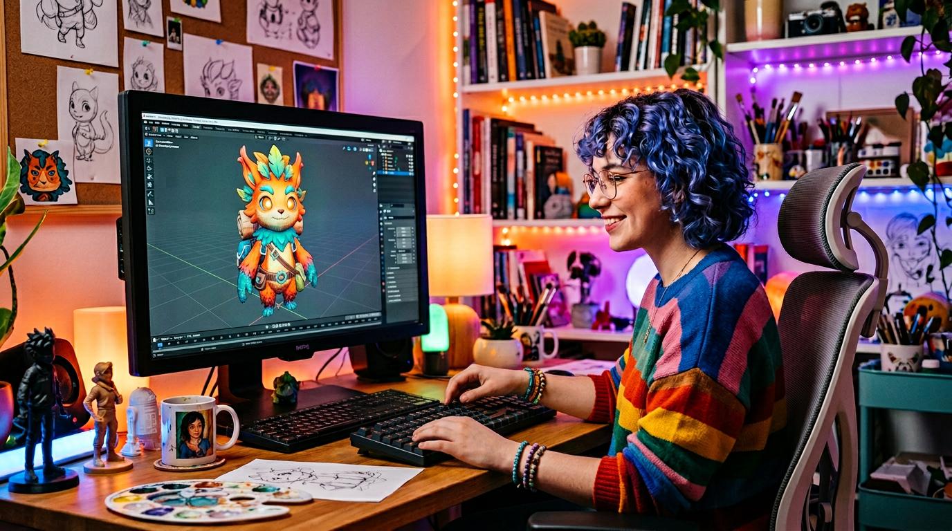 Twórz wirtualne postacie