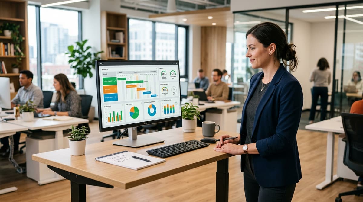 Monitoruj postępy projektów