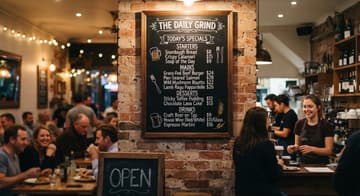 Menu restauracji