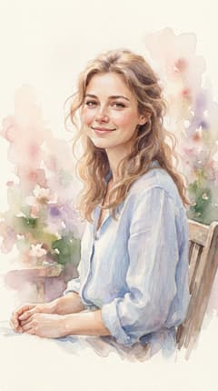 Portret akwarelowy